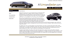 Desktop Screenshot of a1limoandsedan.com